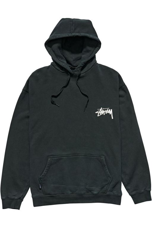 Stussy Mens Spade 50/50 Hoodie Black - HMRXW8537